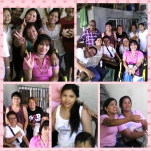The Thursday Healing Prayer Group with my Family